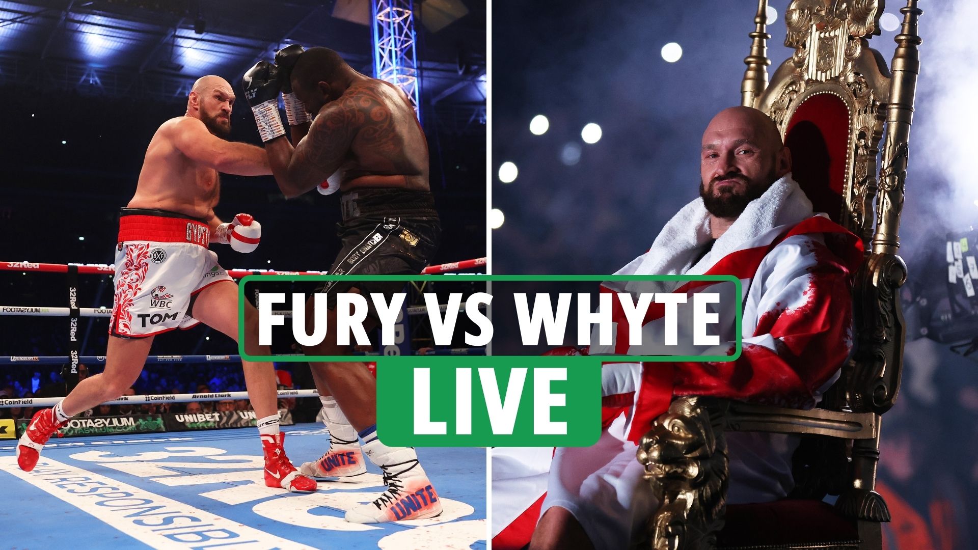Tyson Fury vs Dillian Whyte - what we know so far: Date, venue, TV channel info