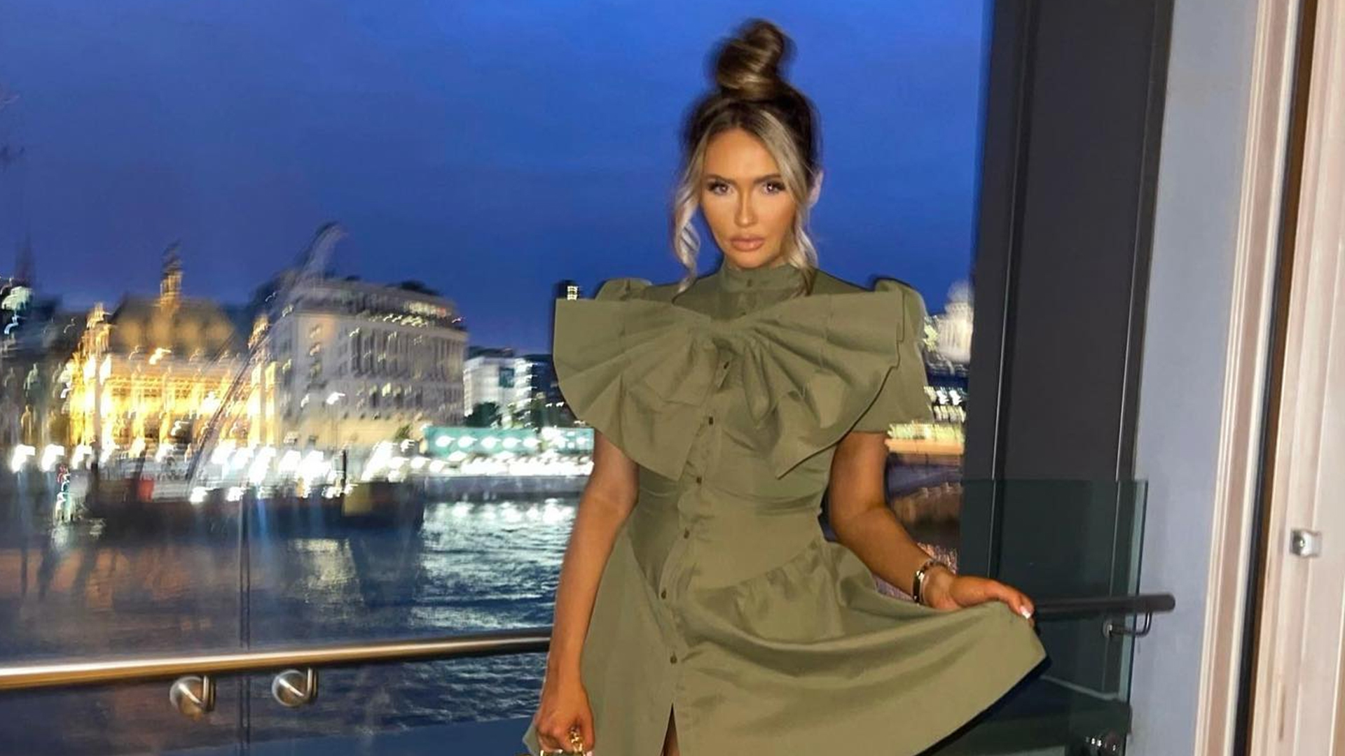 Charlotte Dawson puts on a brave face for night out in London after devastating miscarriage