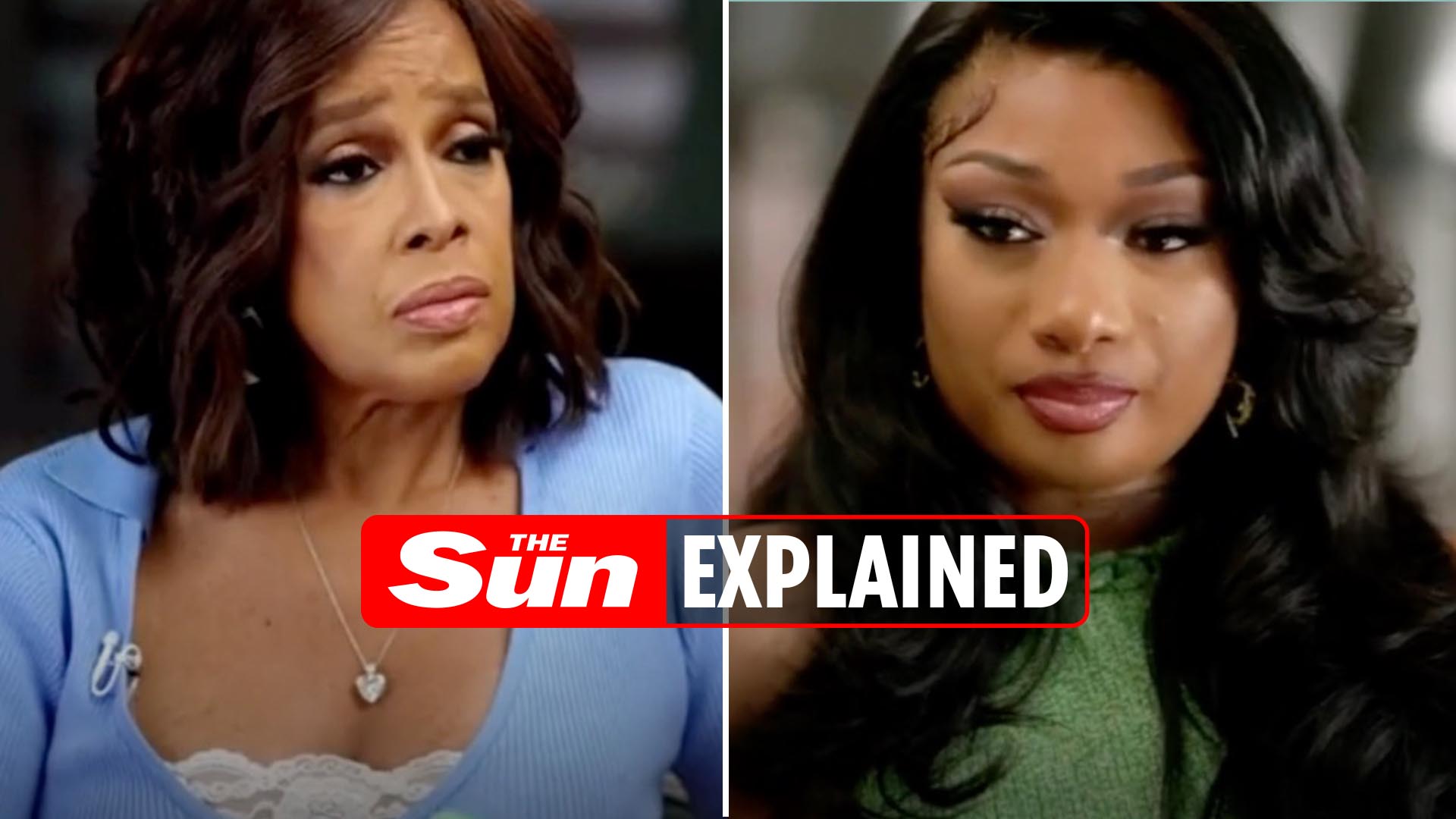 How can I watch Megan Thee Stallion's interview with Gayle King?