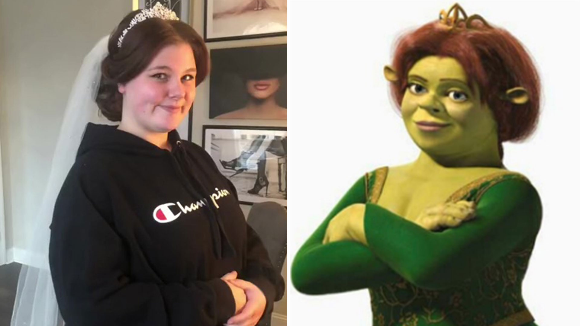 I was chuffed with my bridal hair - then realised I looked like Princess Fiona