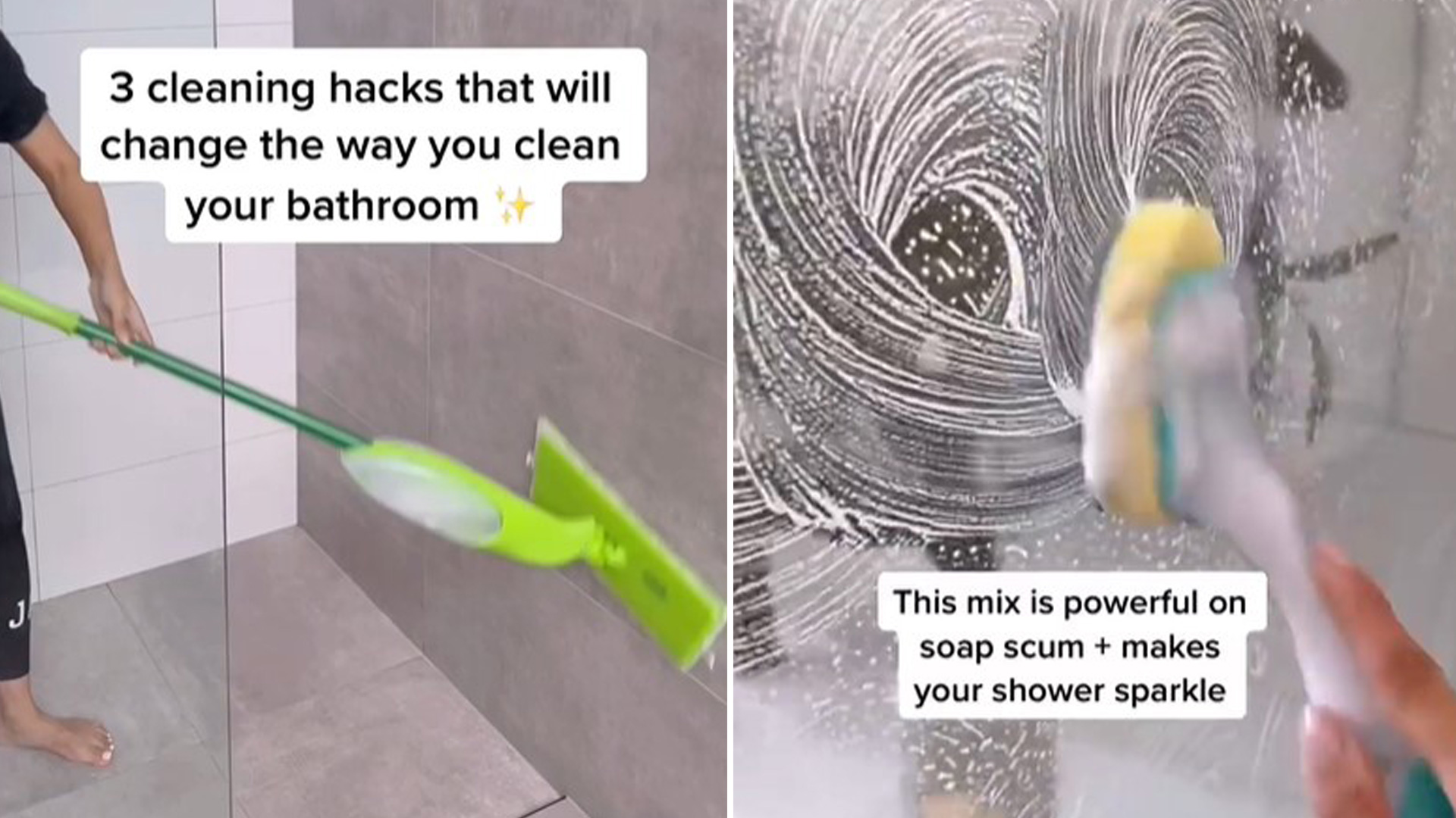 I'm a cleaning whizz… my three hacks will get your bathroom sparkling