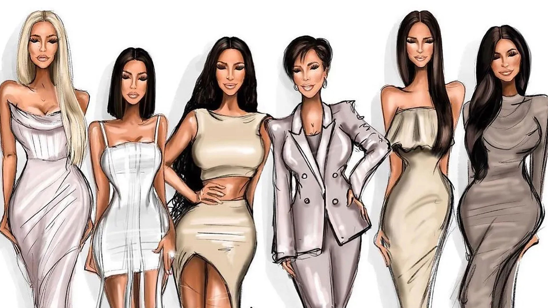 Kris, Kylie & Khloe respond to 'unflattering' court sketches with new art