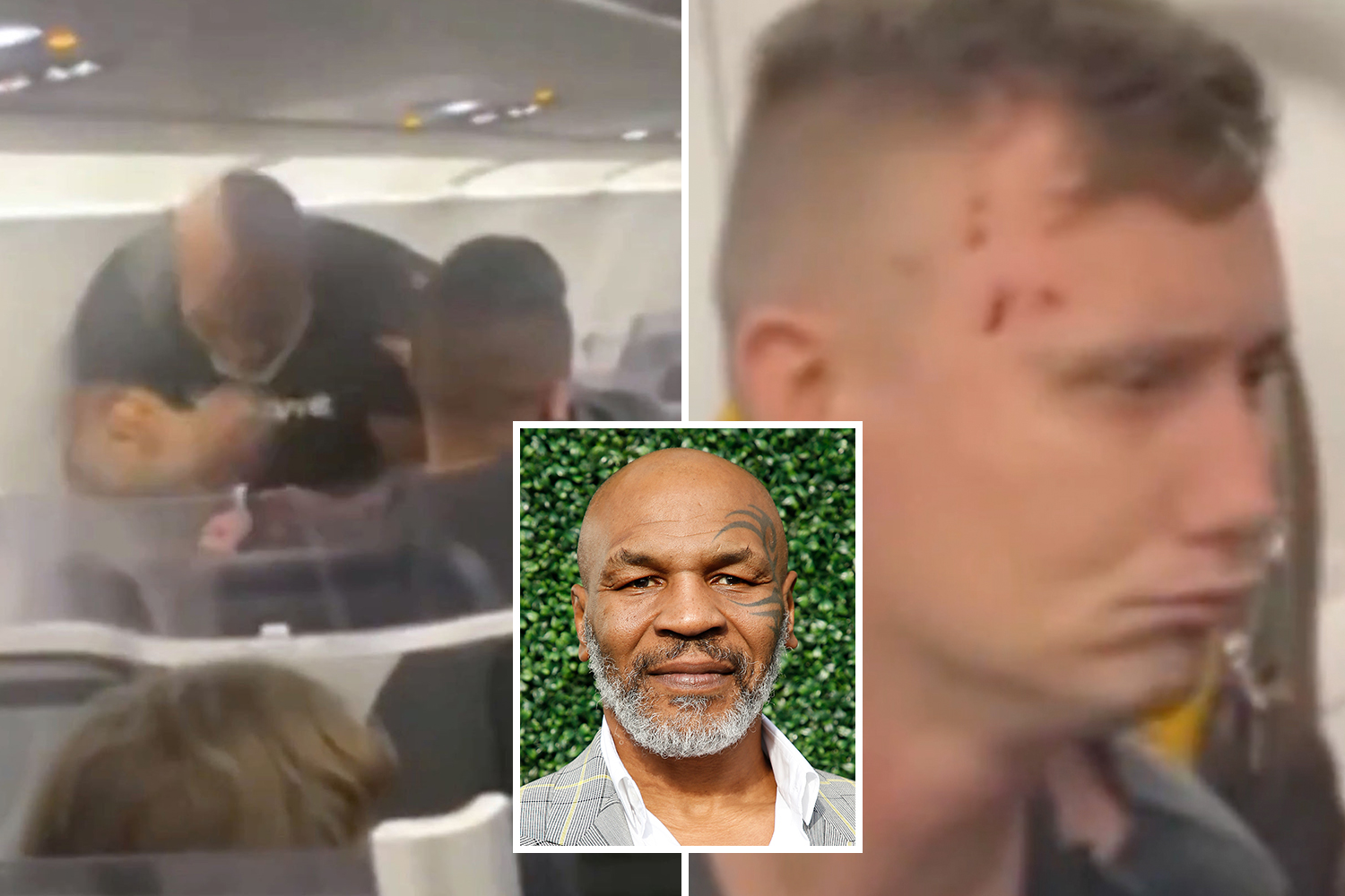 Mike Tyson 'had bottle of water thrown at him' before punching plane passenger
