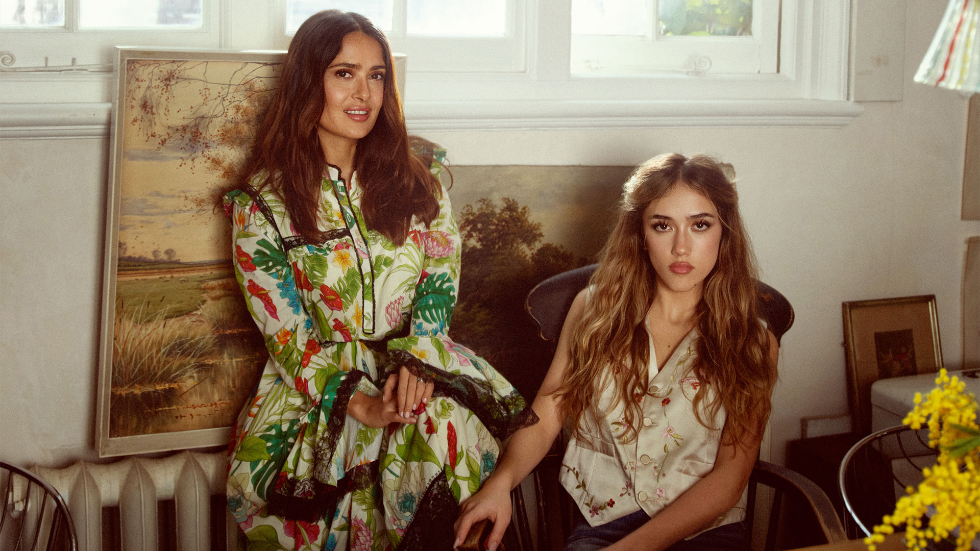 Salma Hayek, 55, and daughter Valentina, 14, look IDENTICAL on Vogue cover