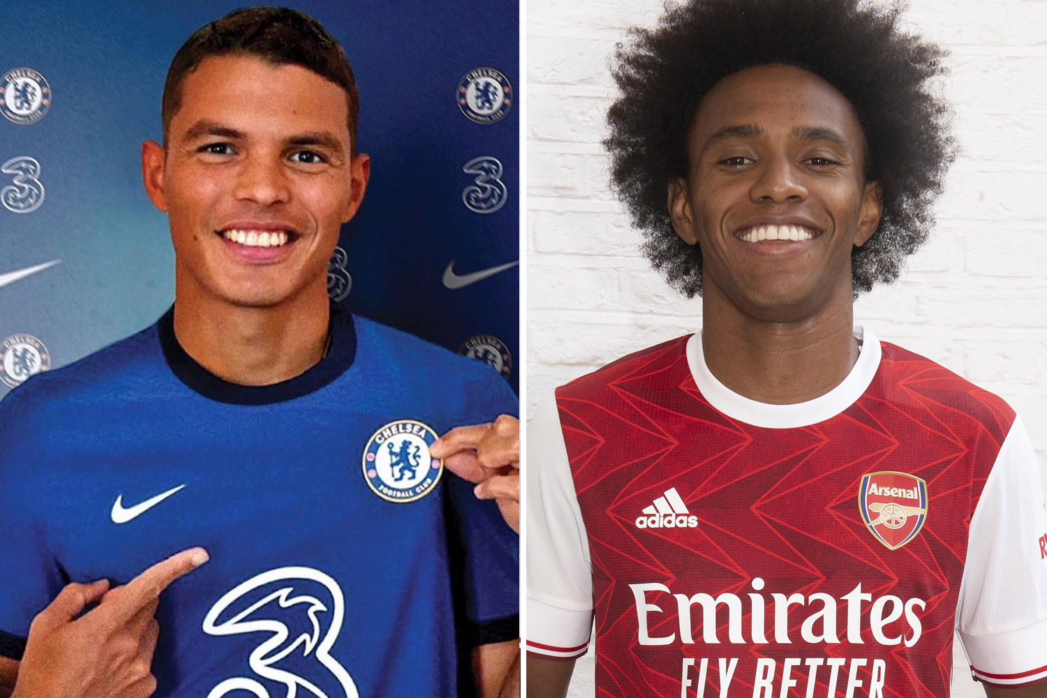 Willian jokingly told Thiago Silva he would have STAYED at Chelsea for him