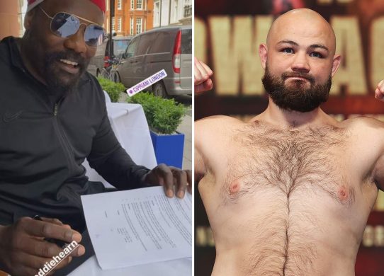 Chisora signs contract for return on July 9 but Kownaki yet to put pen to paper