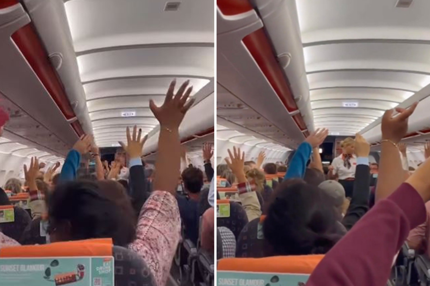 Moment pilot asks passengers to decide where to land with a show of hands