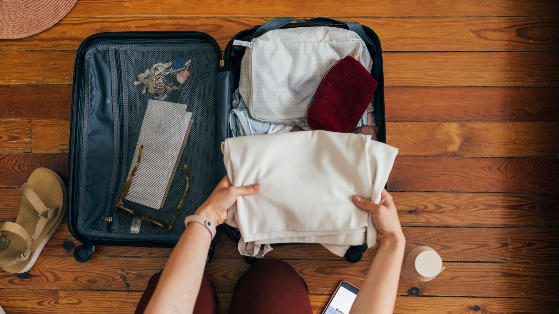 Travel expert reveals clever trick to save suitcase space when on holiday