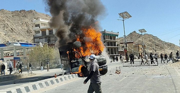 Ladakh on Edge: Bloodshed and Lockdown Follow Fierce Clashes Over Autonomy Demand